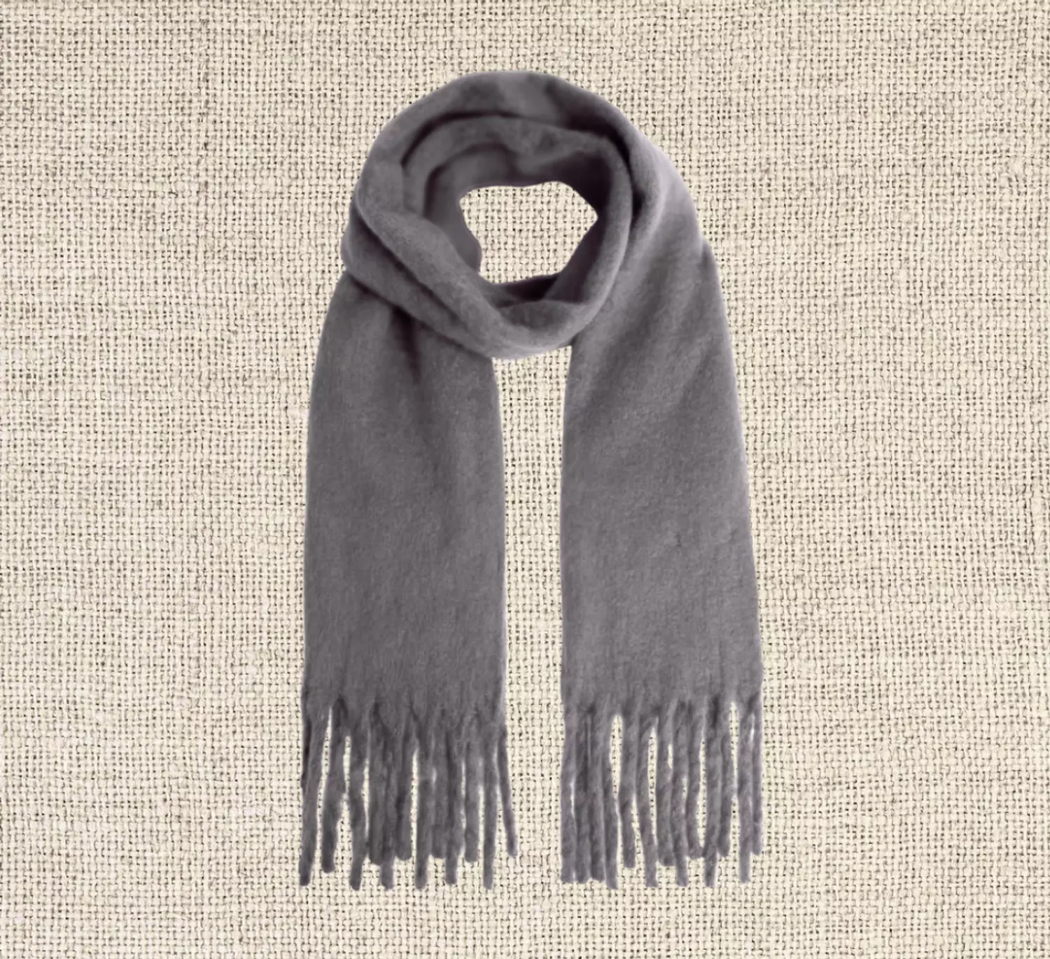 Light Grey Autumn Scarf image