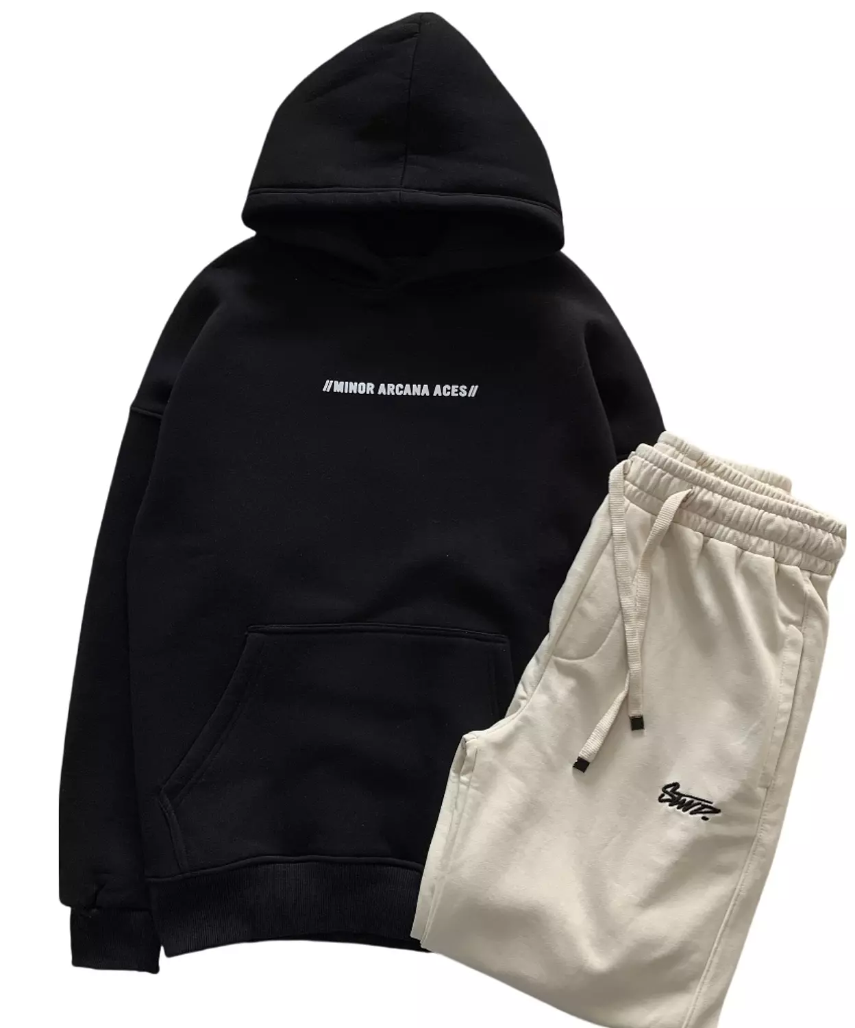 Print hoodie With Slogan 2