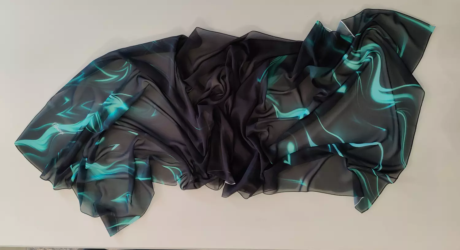 Scarf-Blessings New-Green Spark hover image