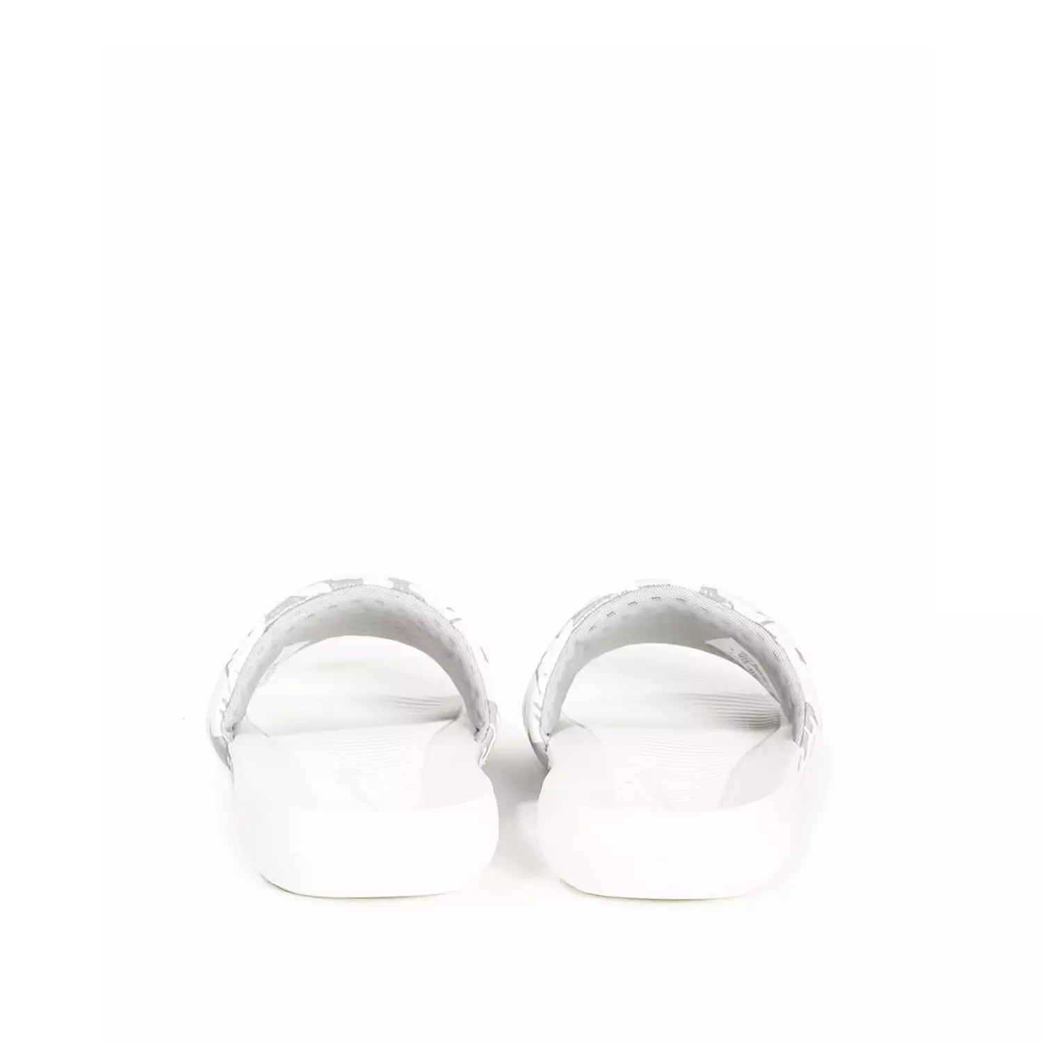Nike Victori One Men's slides in white with a camouflage-style print and black logo hover image