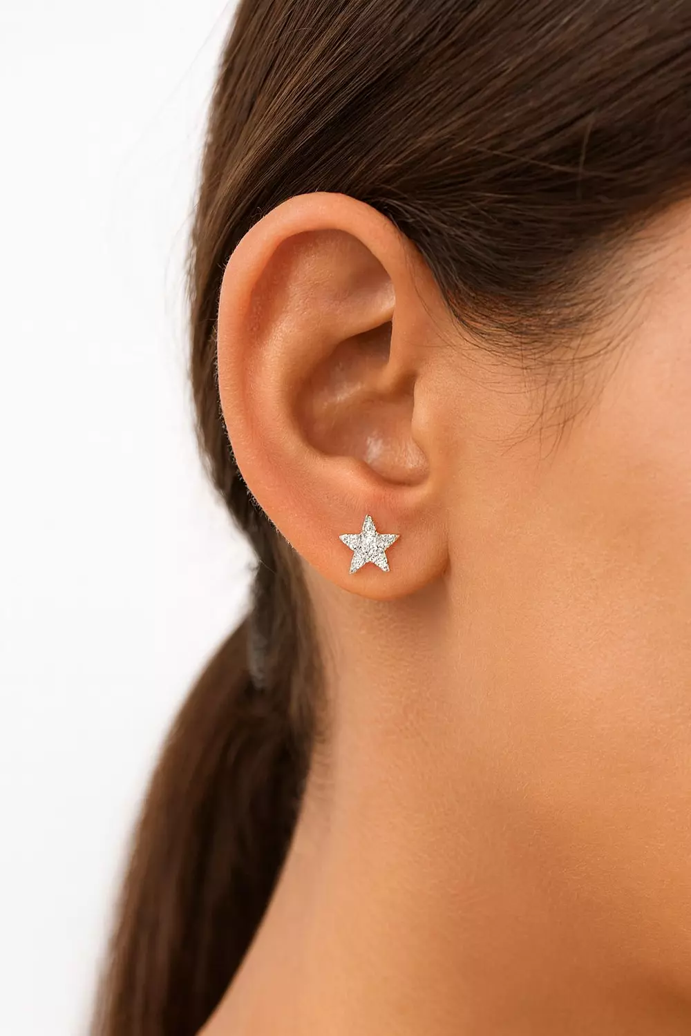 Silver Earrings Star image