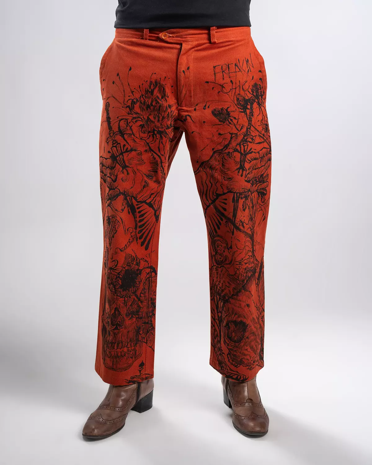 "Land of beauty &mold" hand-painted pants image