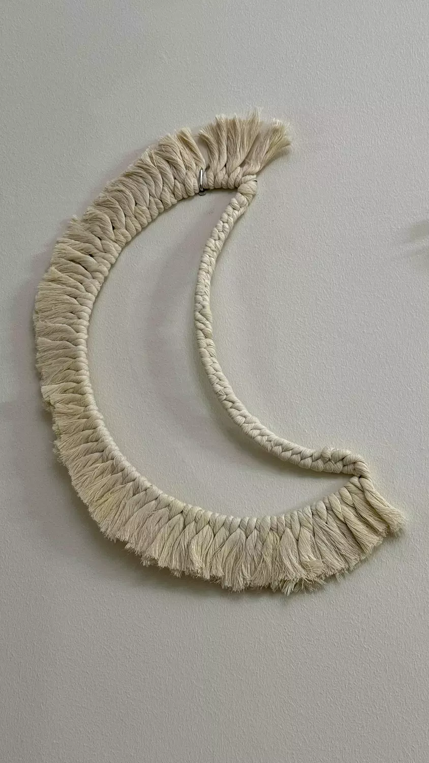 Macrame Moon and Star Wall Decor Set 2