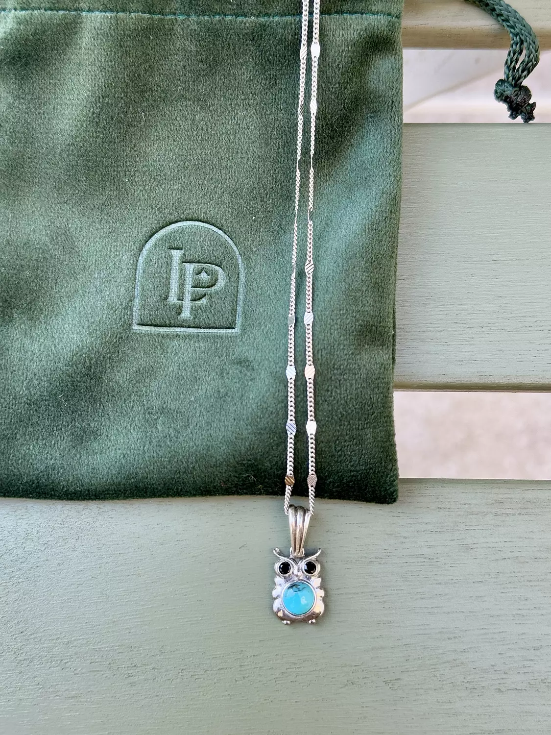 Turquoise Owl Necklace ✨