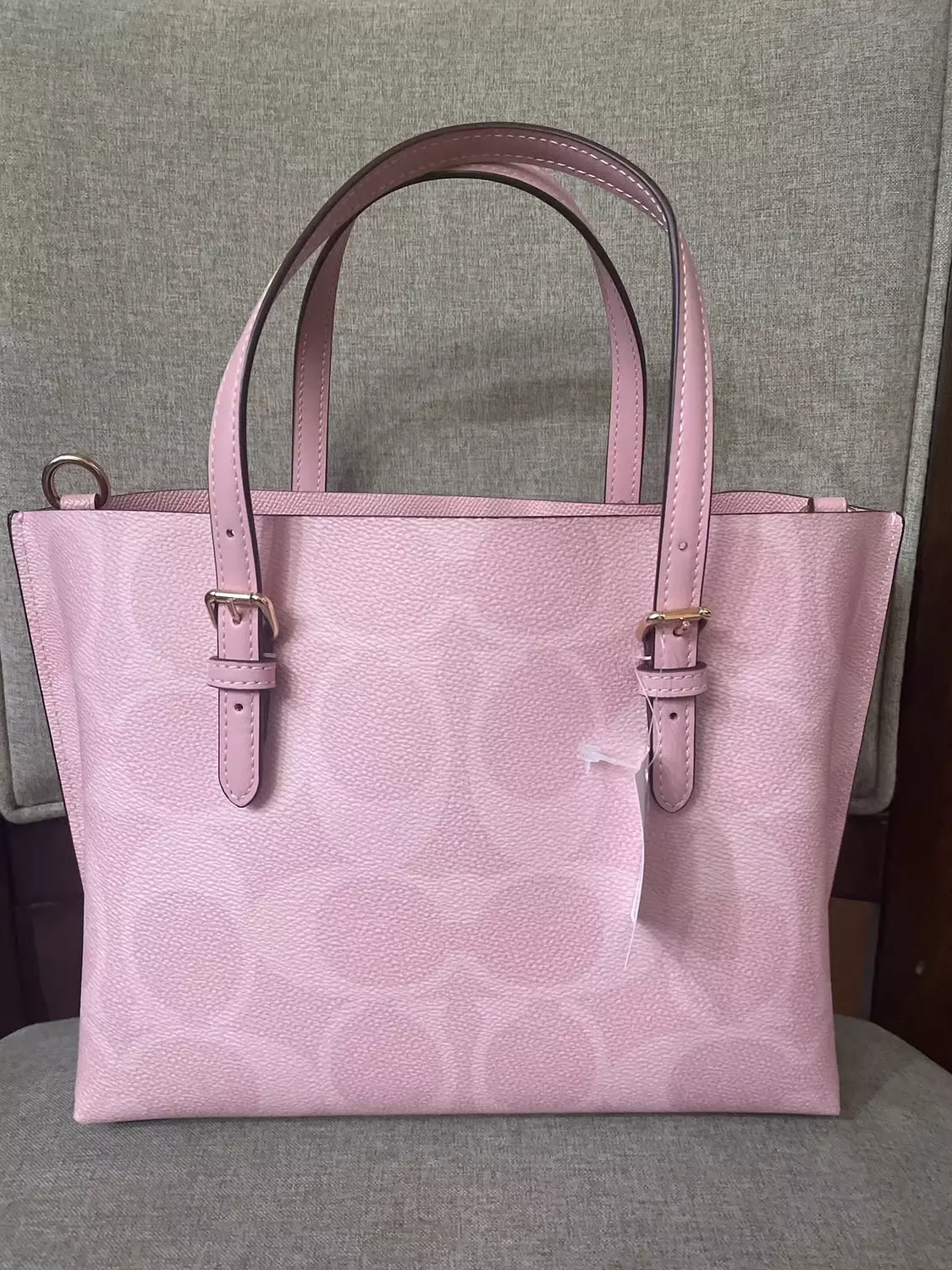 Coach Mollie Tote Bag 25 In pink 1