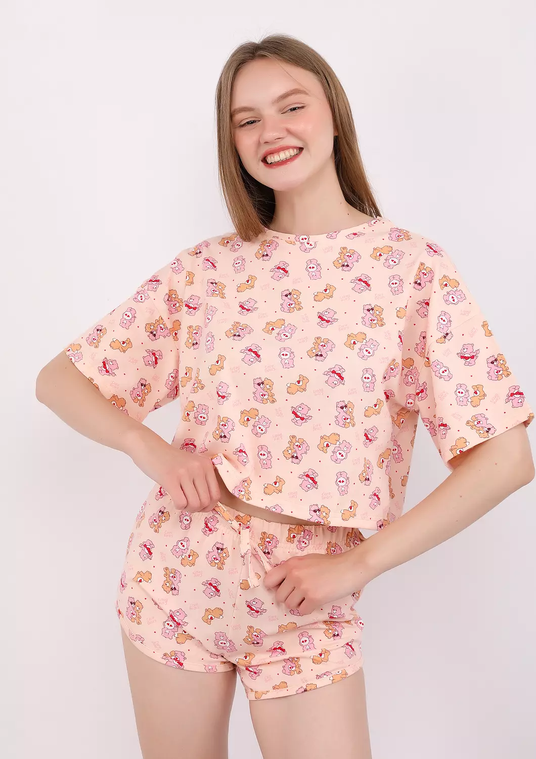 S249 Teddy Bear Short Pajama Set  7