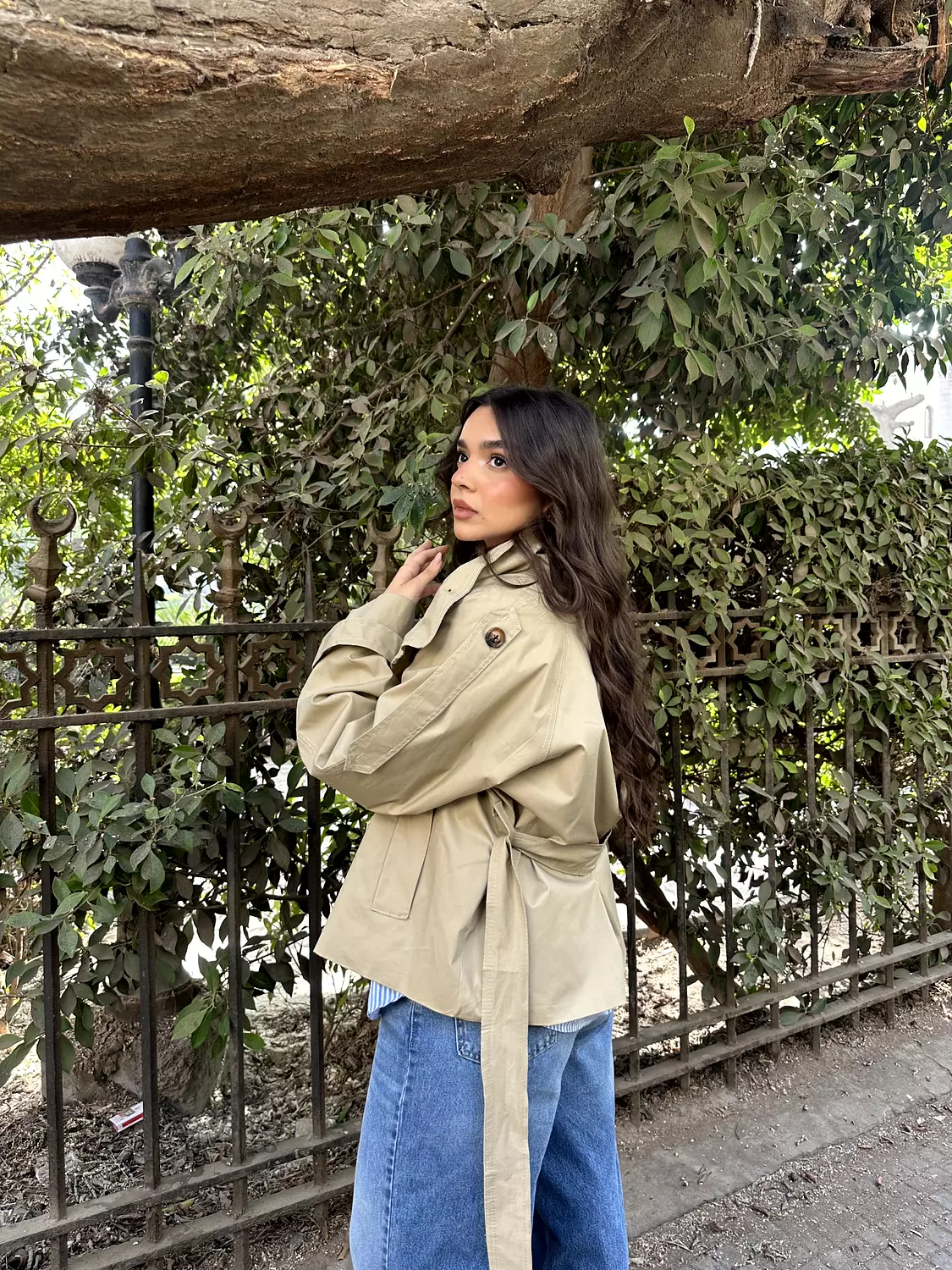 Cropped Trench Coat 18