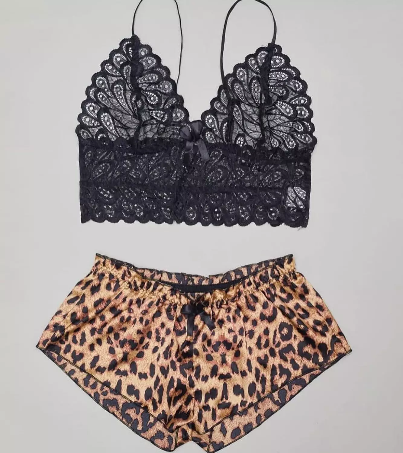 Leopard PJ Shorts Set  2