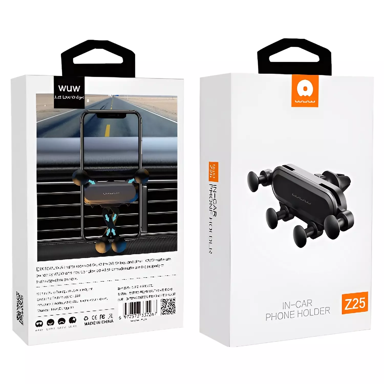 Car Phone Holder, Air Vent Mount and 360° Rotation - WUW Z25 8