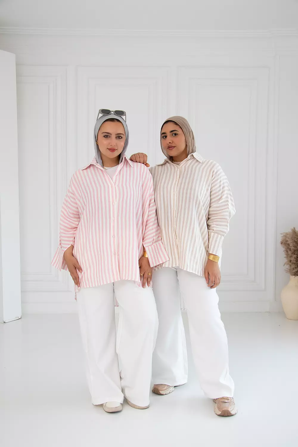 Oversized striped shirt 23
