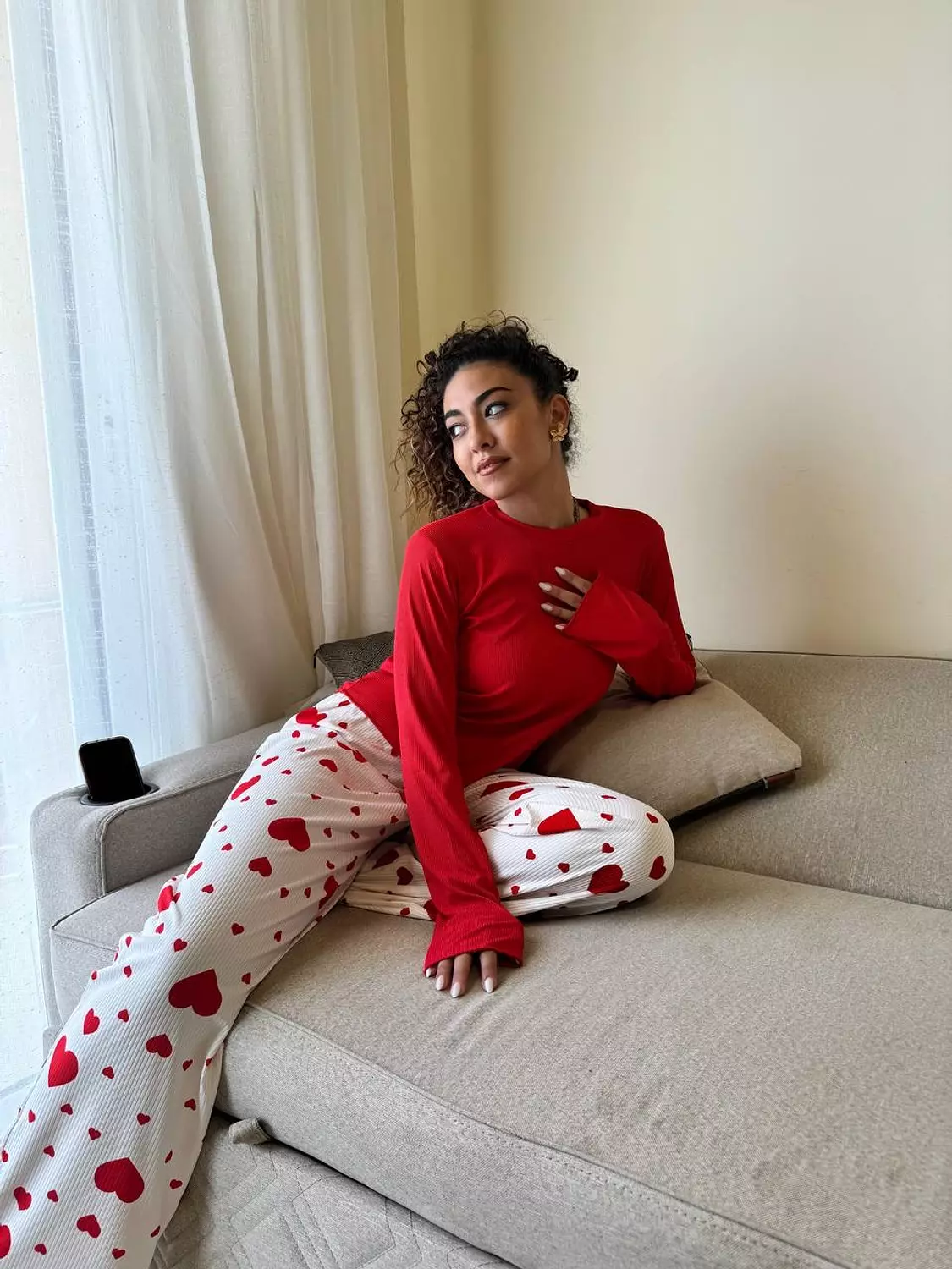 Hearts pjs 9