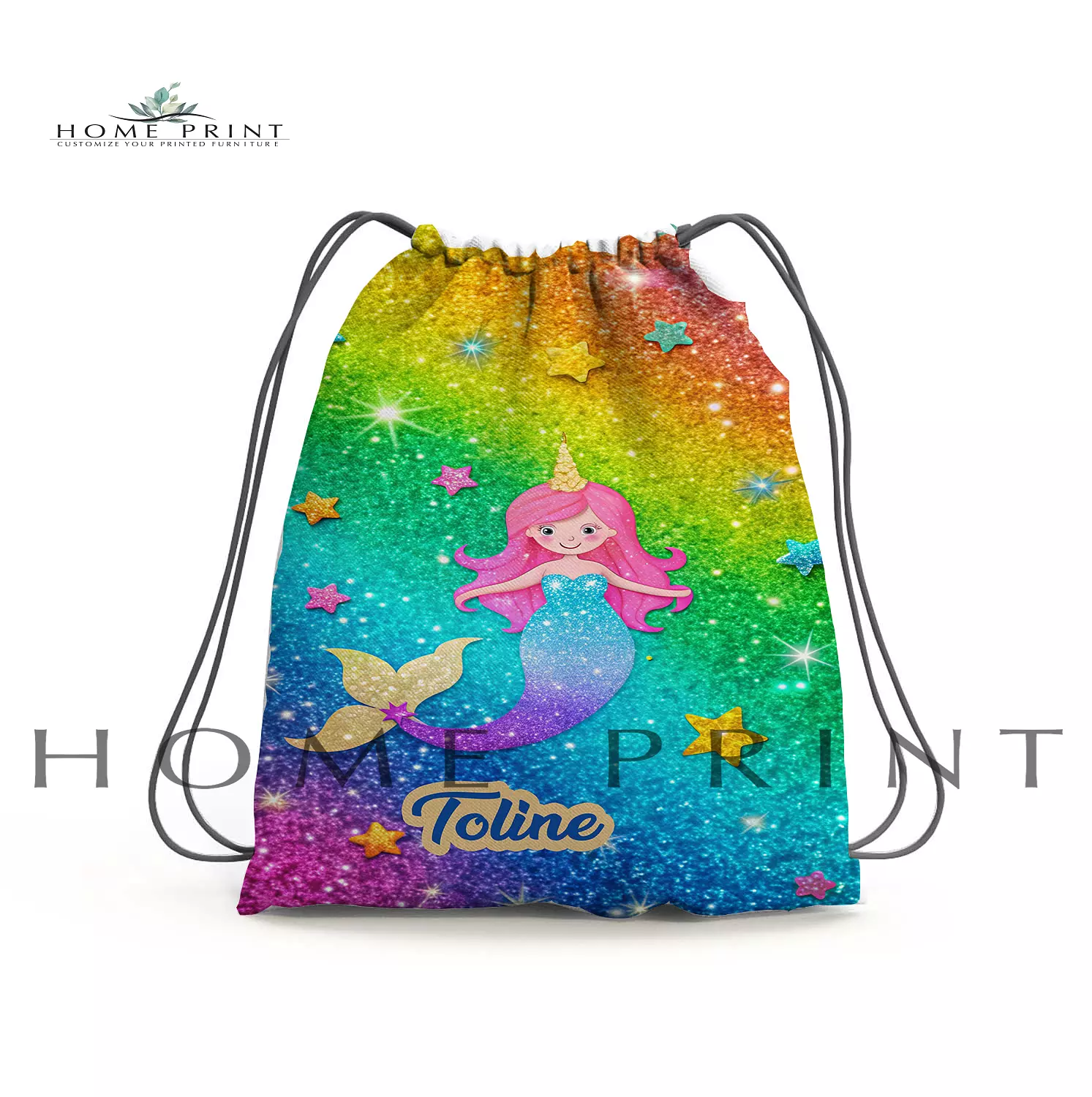 Beach Bag - Colorful Mermaid - Multi color  image