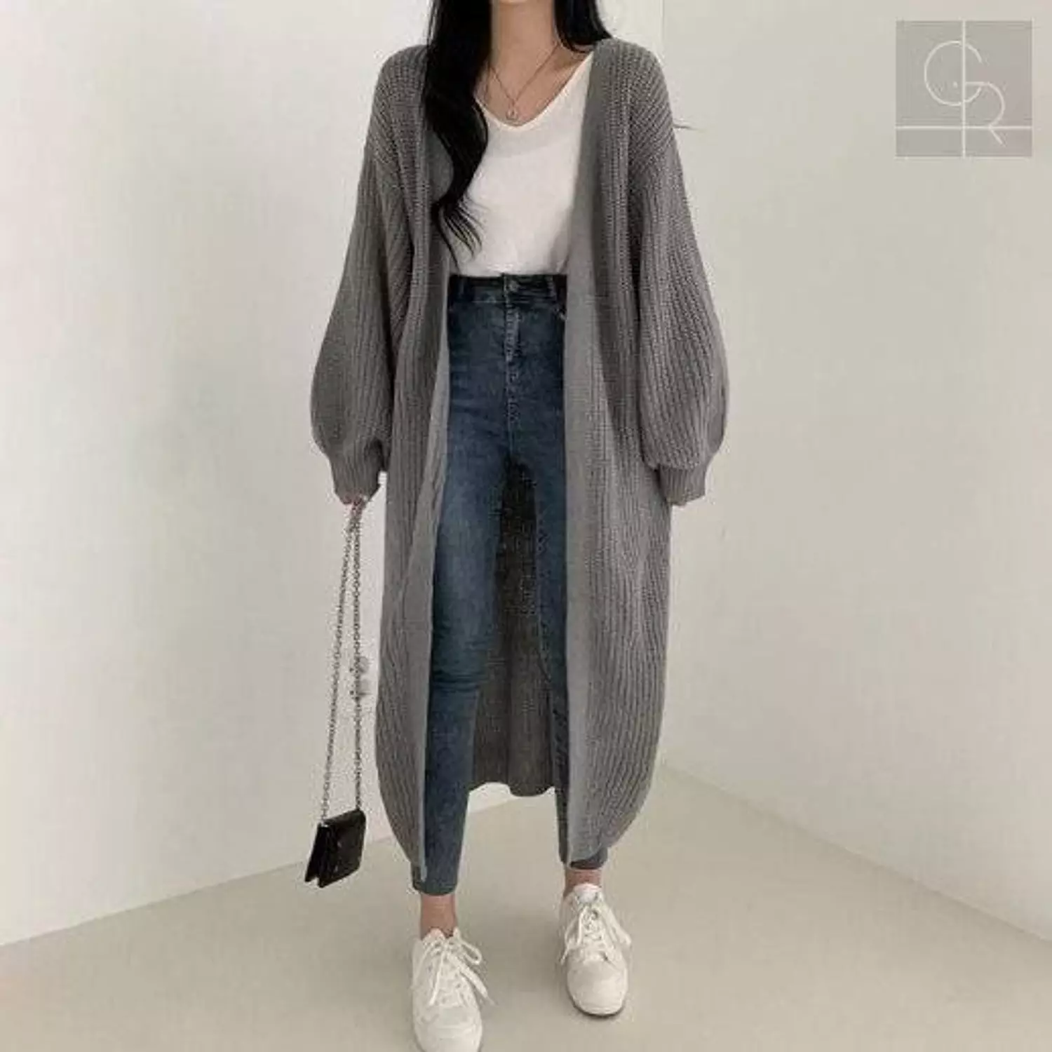 Long trico cardigan  2