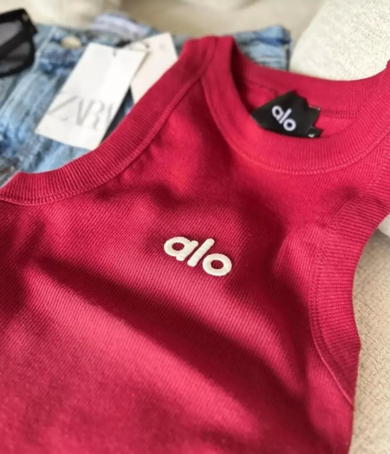 Burgundy Alo Top hover image