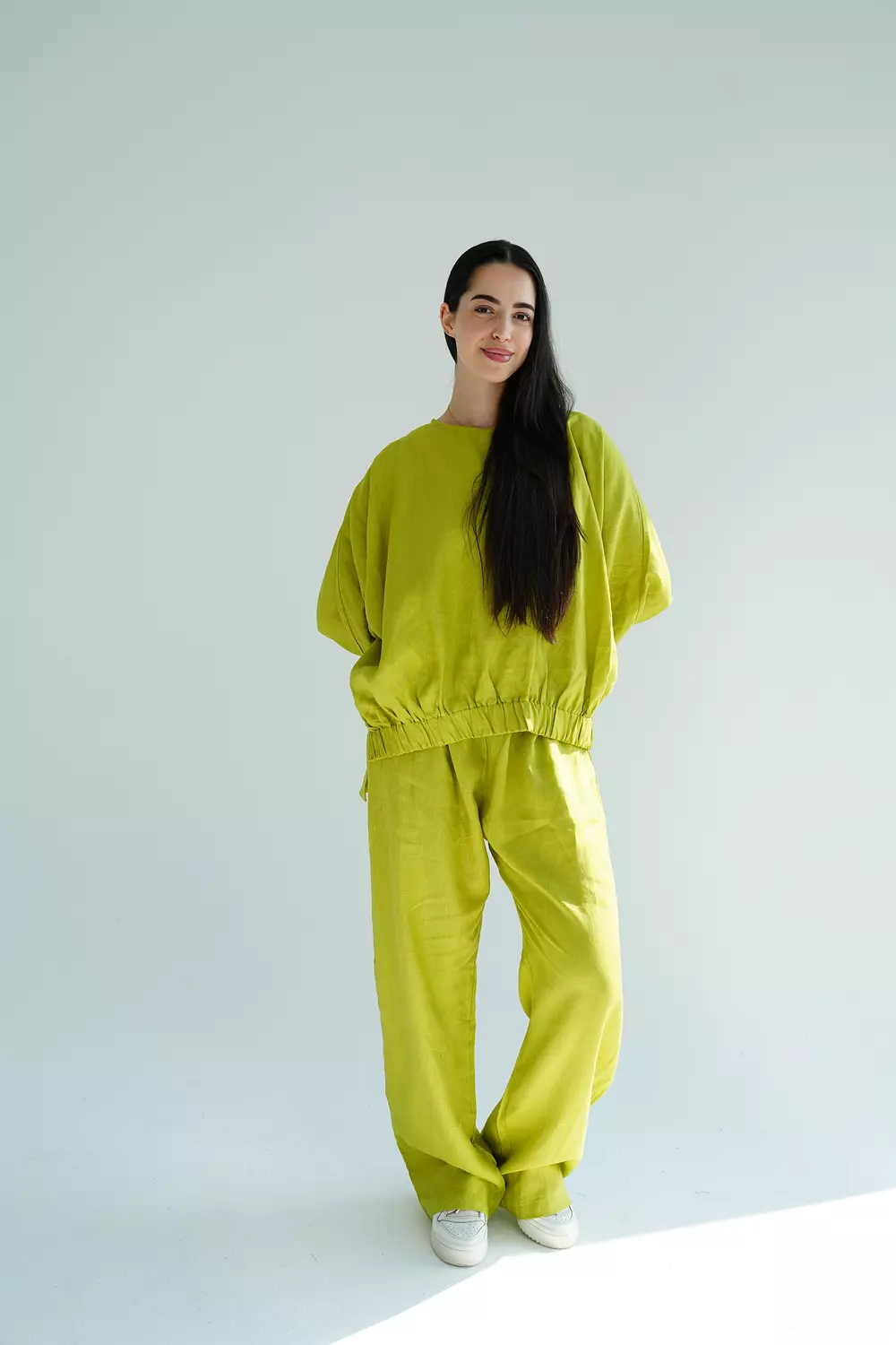 Kiwi Minimalist linen set  image