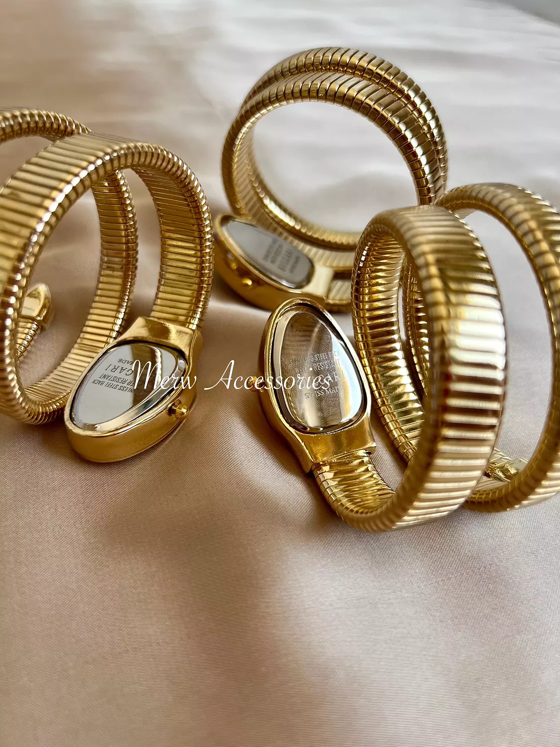 Gold snake watch  2