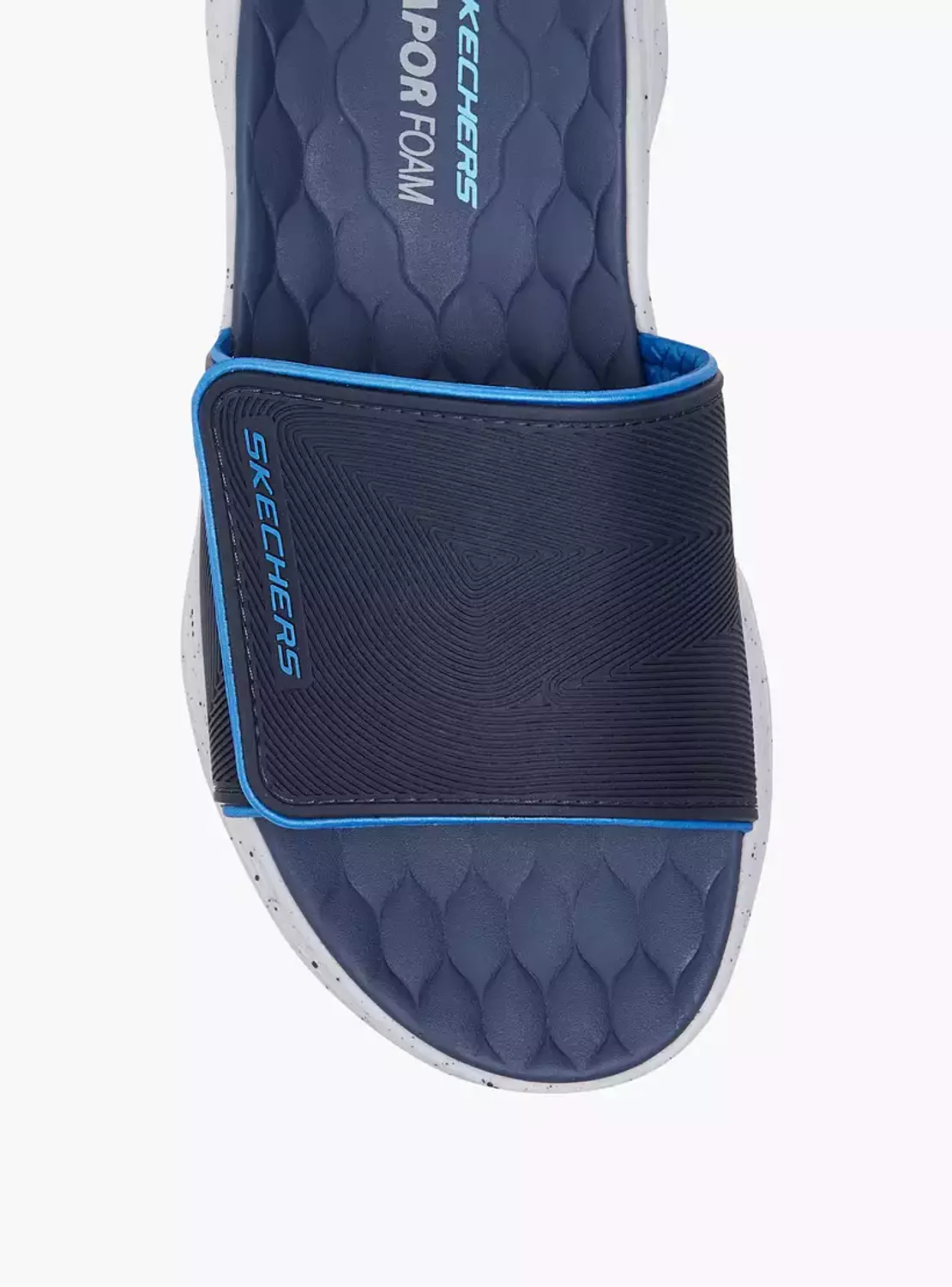 Skechers Men's Vapor Foam Slip-On Sandal Blue 1