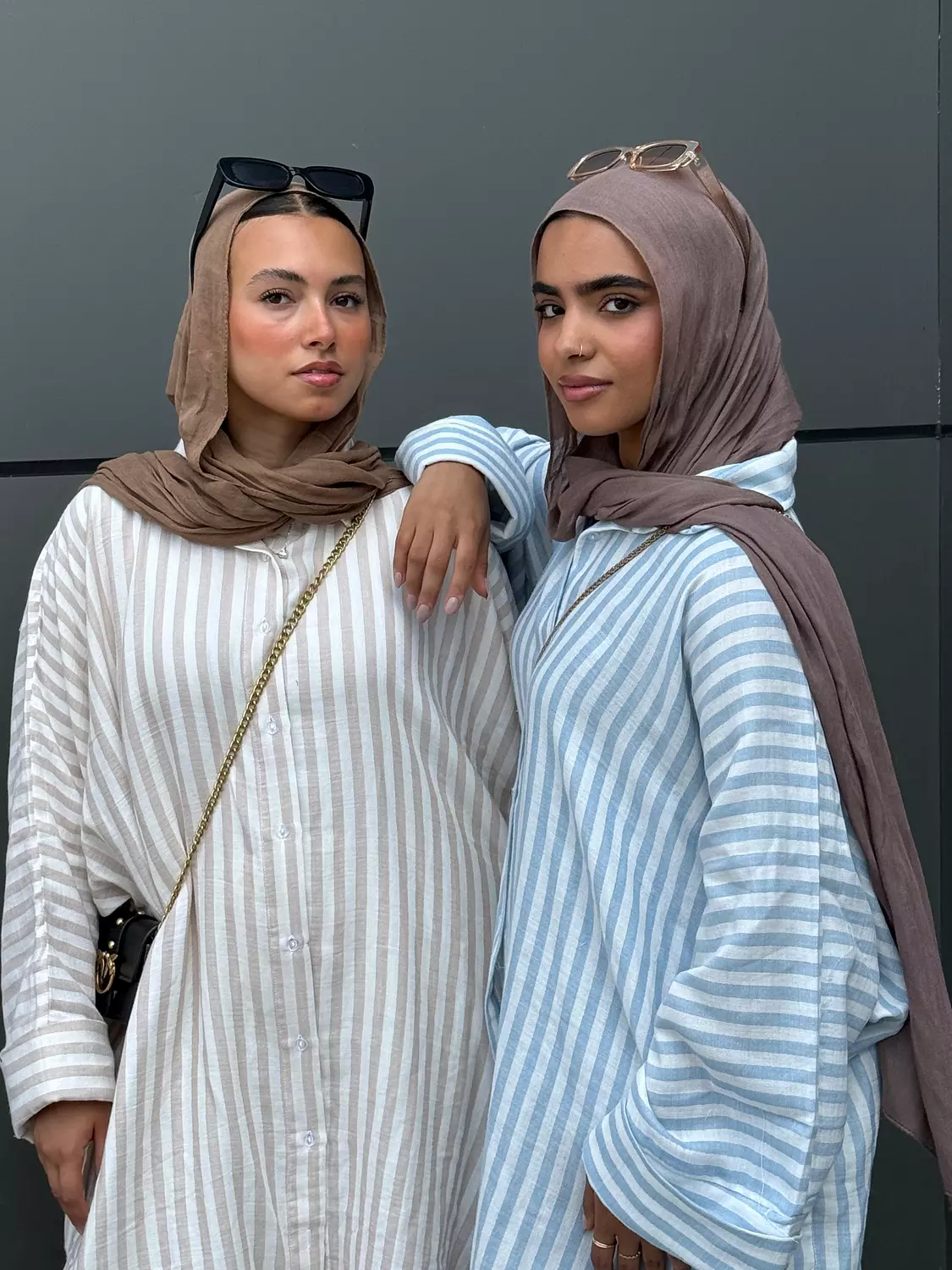 Lina Shirt Dress in Blue 2