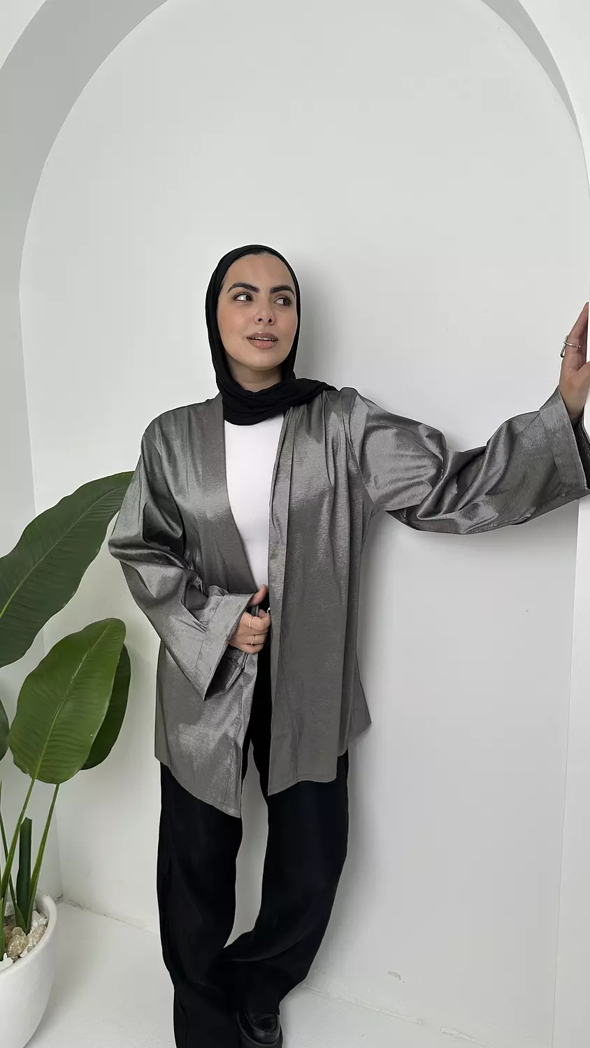 Mirelle Cardigan In Gray 3