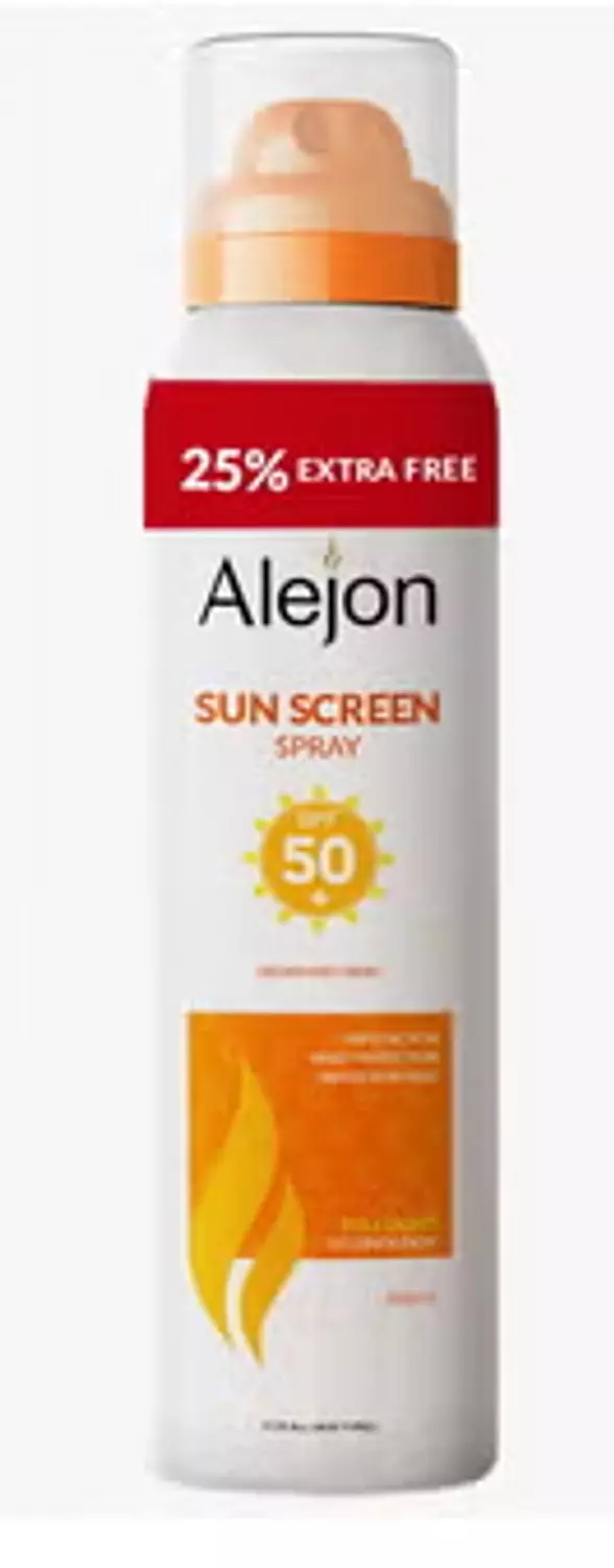 ALEJON SUN SCREEN SPRAY-25% EXTRA FREE-250 ML  image