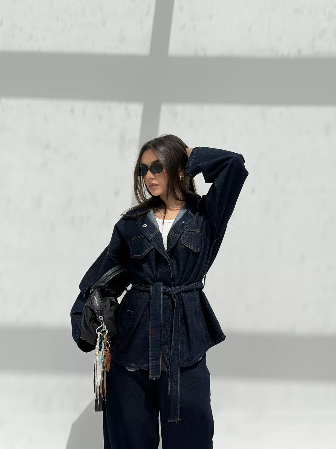 Denim Tie-Waist Set 4