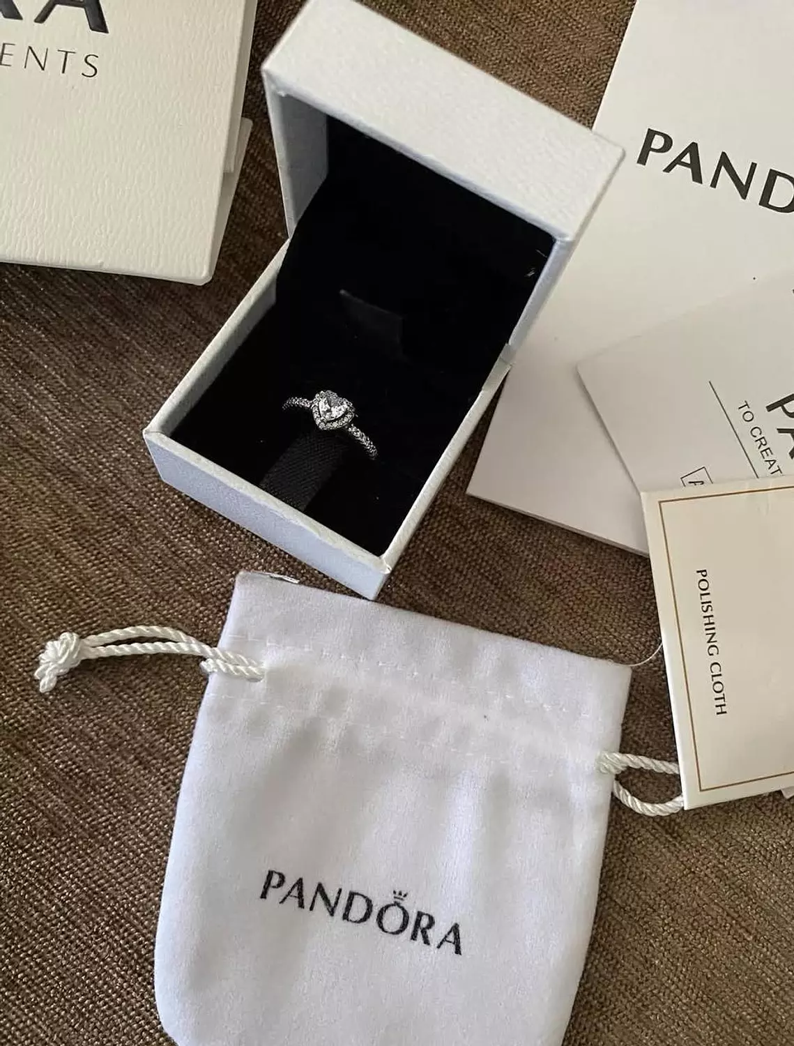 PANDORA SILVER RING 3