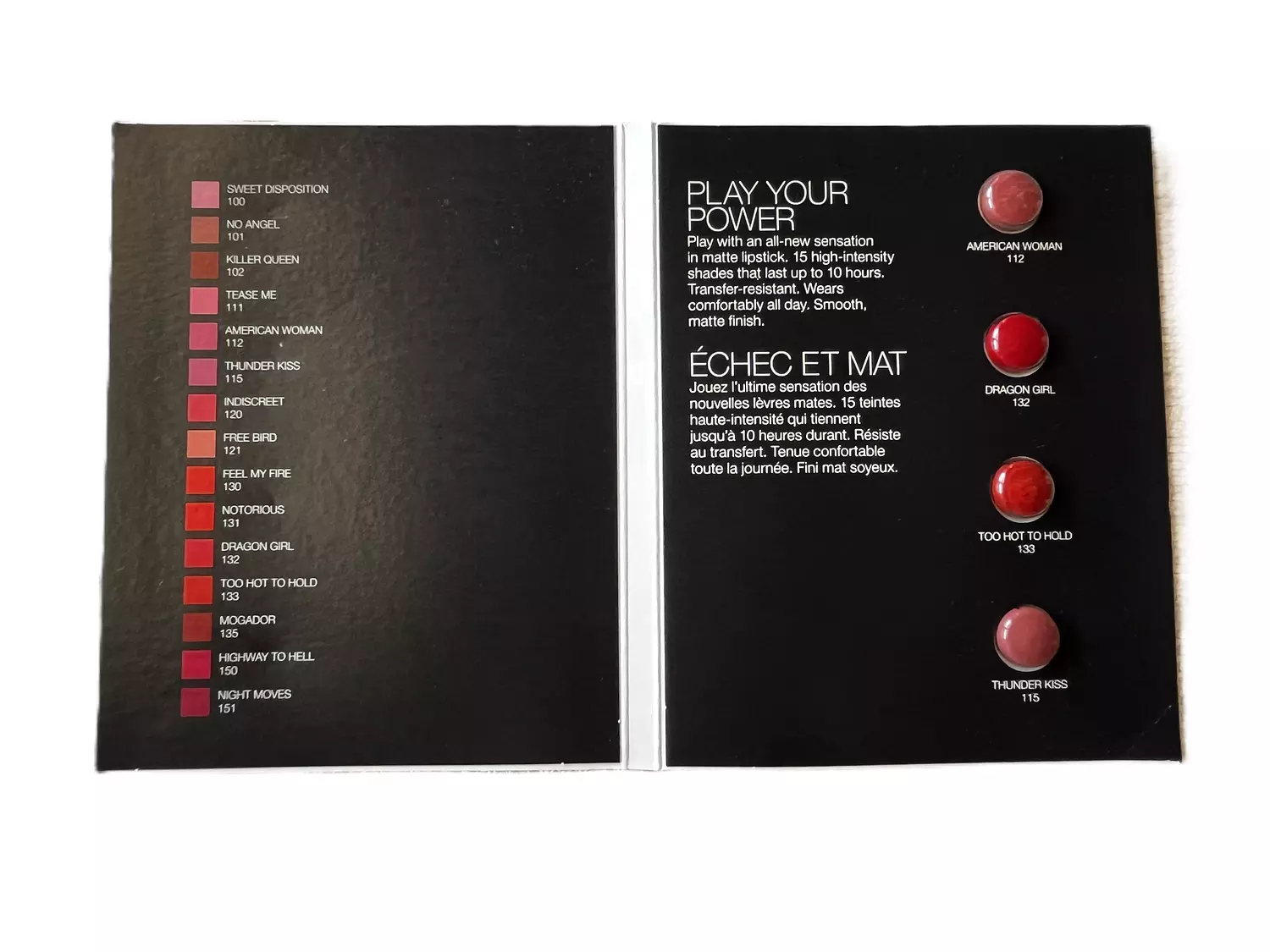 Nars Power Matte Lipstick 0.13g x4 1