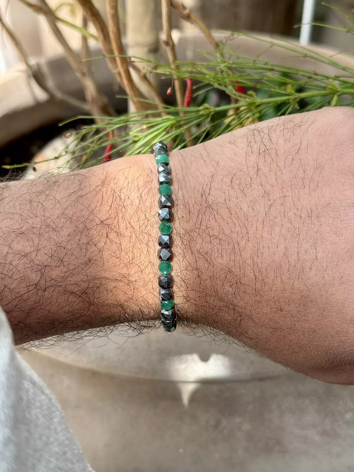 Hematite Agate fusion Bracelet image