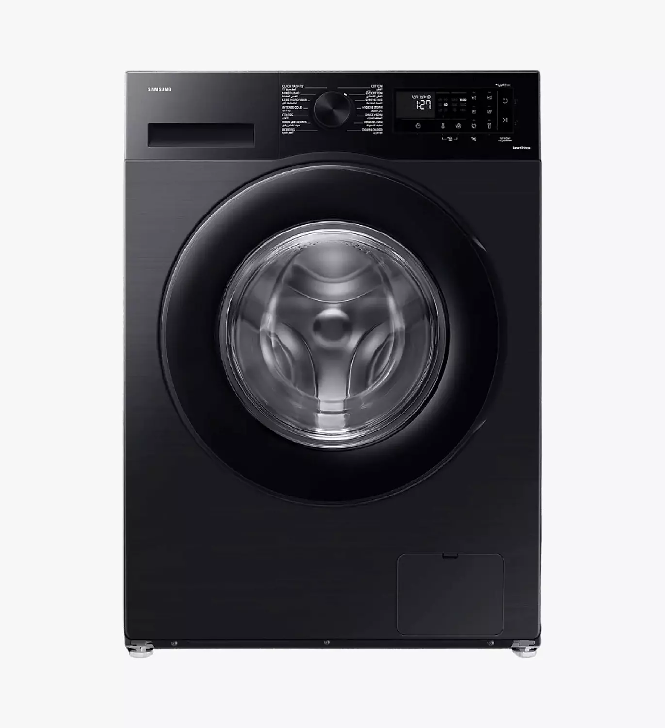 Samsung Washing Machine 9kg 1400 RPM Steam Digital Inverter Wi-Fi Smart Black Caviar WW90CGC0EDABAS image