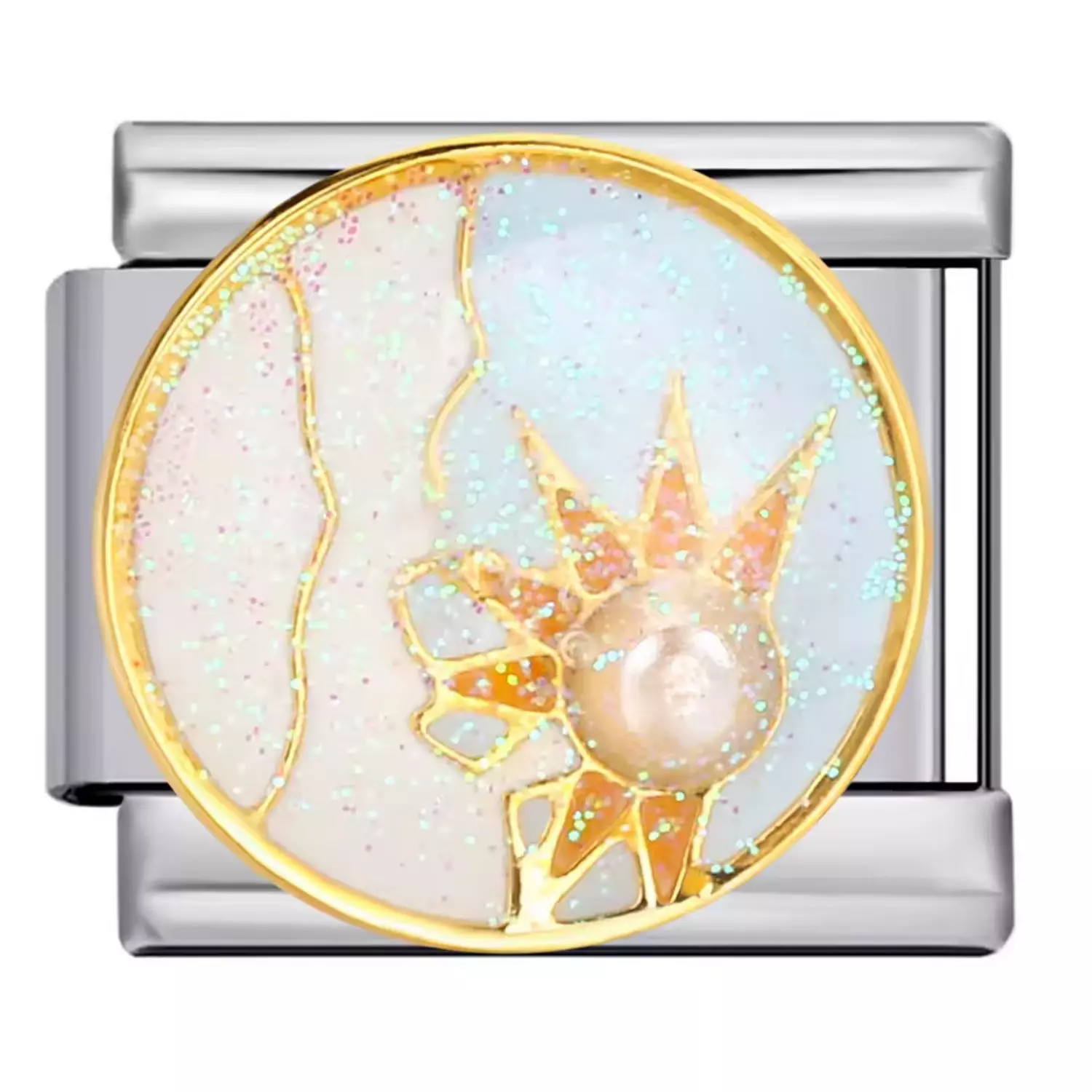 Glittery sun image