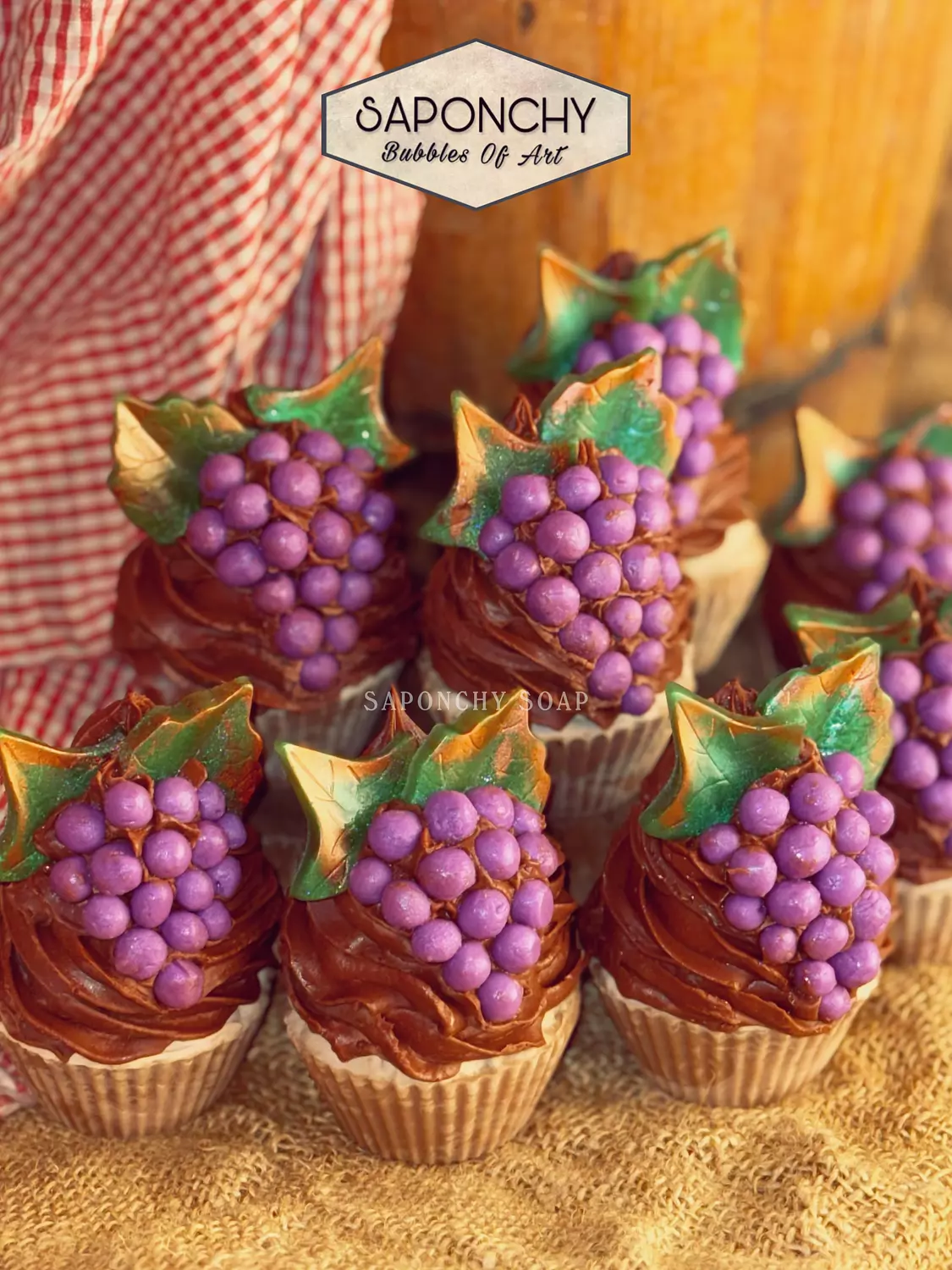 GRAPES-CUPCAKE SOAP 5
