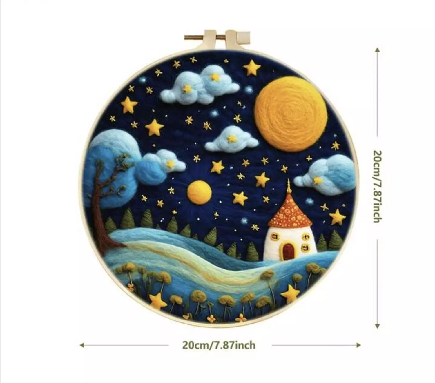 Wool Embroidery- Starry Sky 2