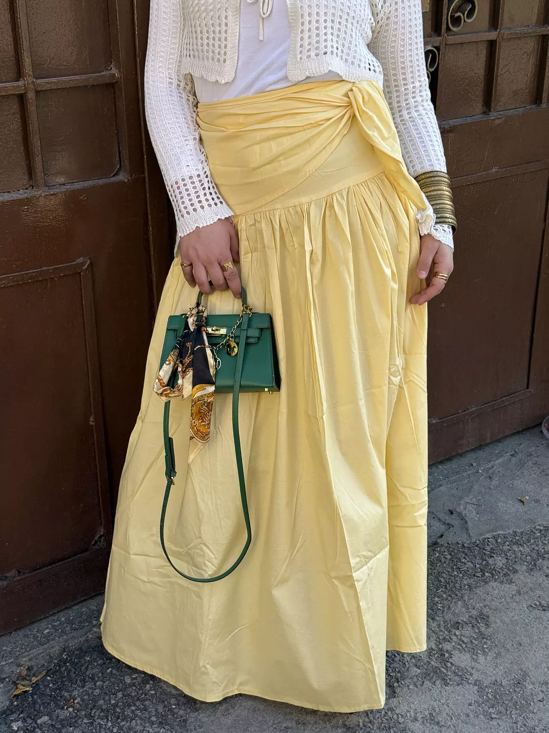 poplin skirt hover image