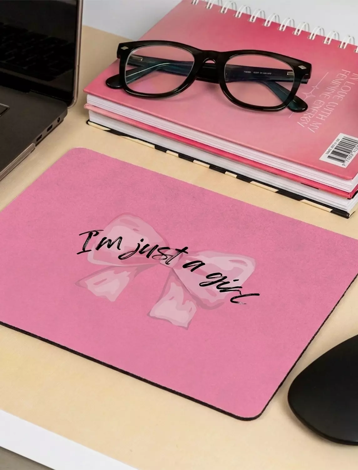 I’m just a girl mouse pad hover image