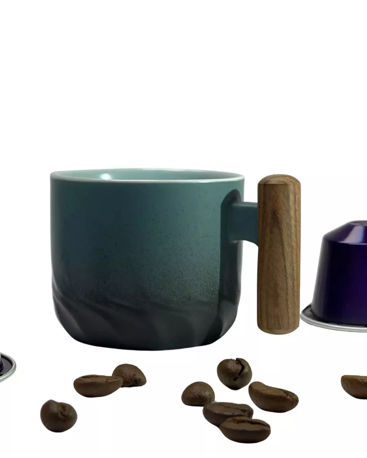 Blueish Espresso Ceramic cup  image