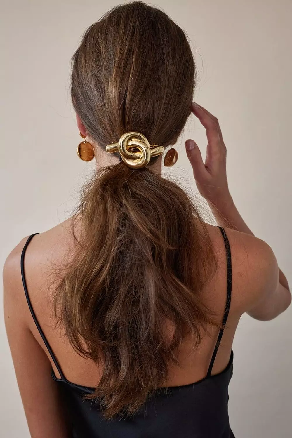 Gold scrunchie 2 image