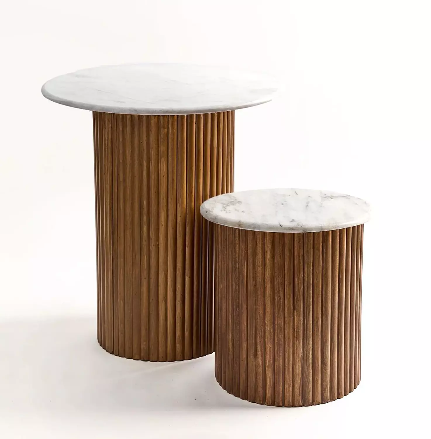 "Lanes" Marble Top - Set of 2 Tables image