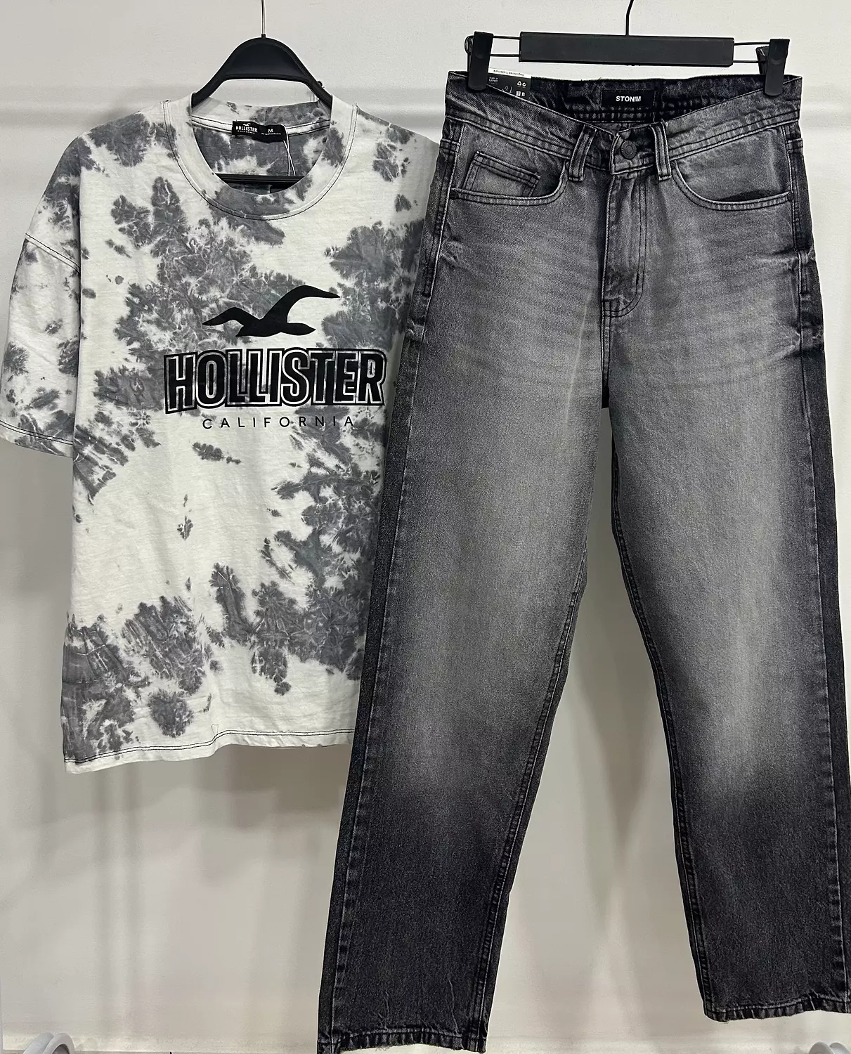 Dark-gray Wide leg Jeans  2