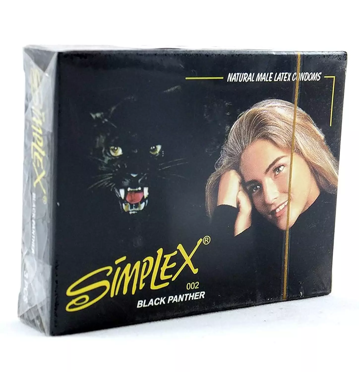 SIMPLEX BLACK PANTHER CONDOM 3 PCS 1