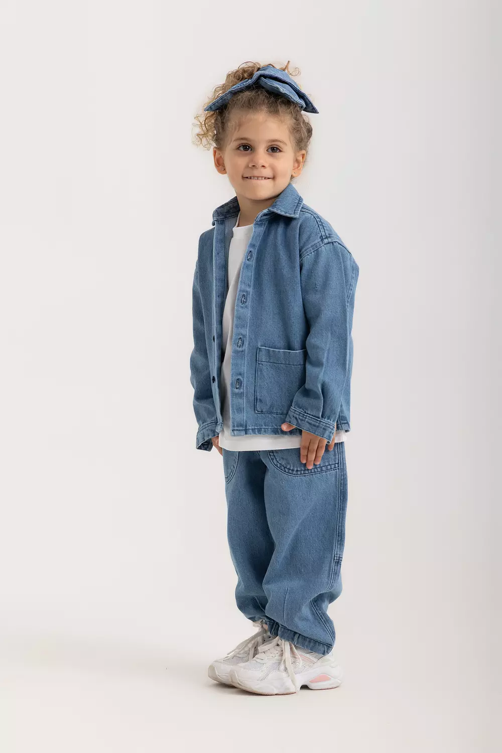 The Kiko Denim Kids Long-Sleeve Shirt 1