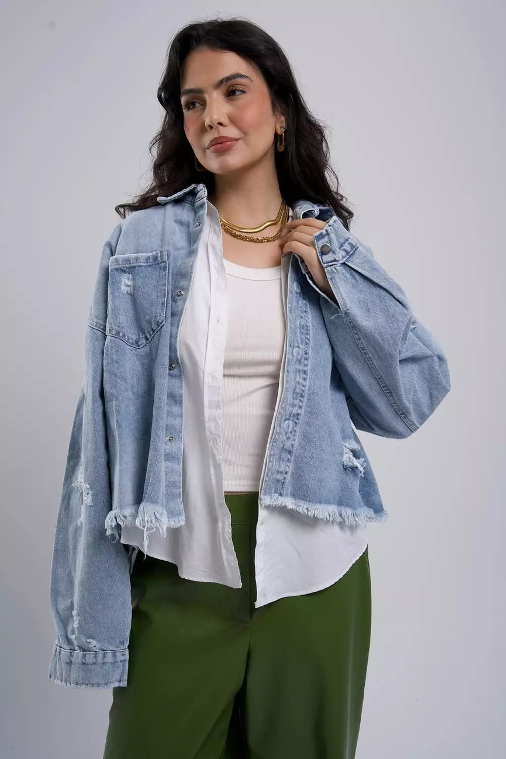 Cutting cropped jacket  2