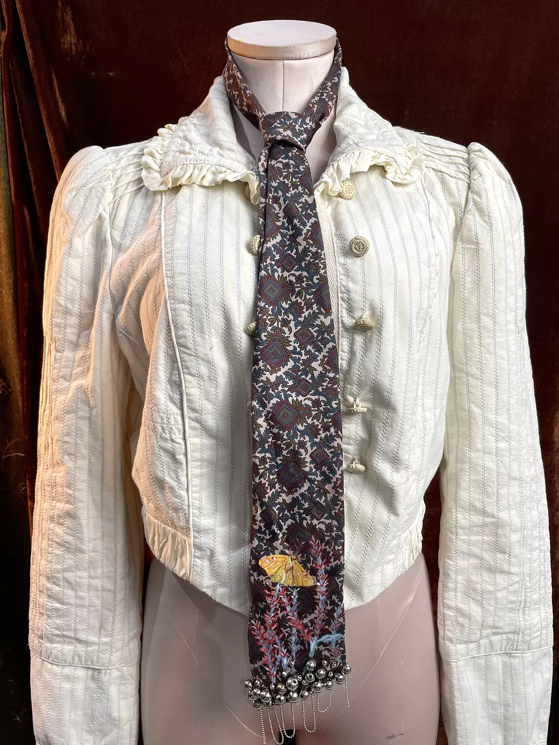 “Yellow butterfly “ cravat  1