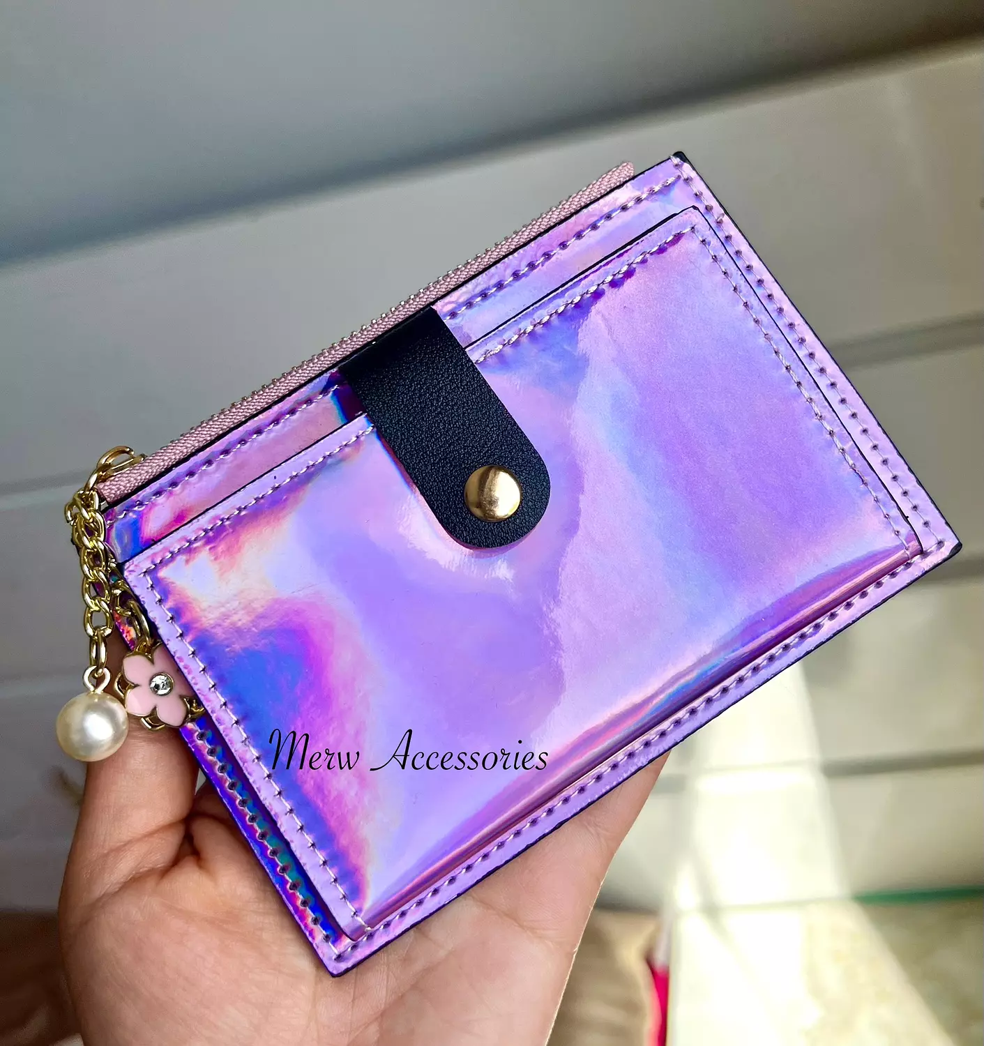 Purple mermaid wallet  image