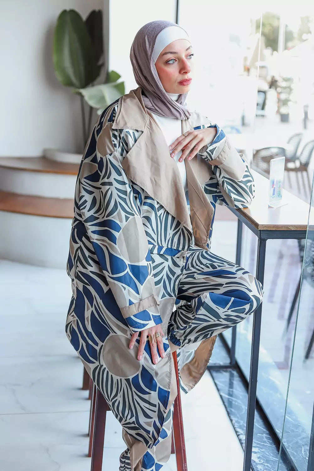 Beige Waterproof Suit (reverse) 2