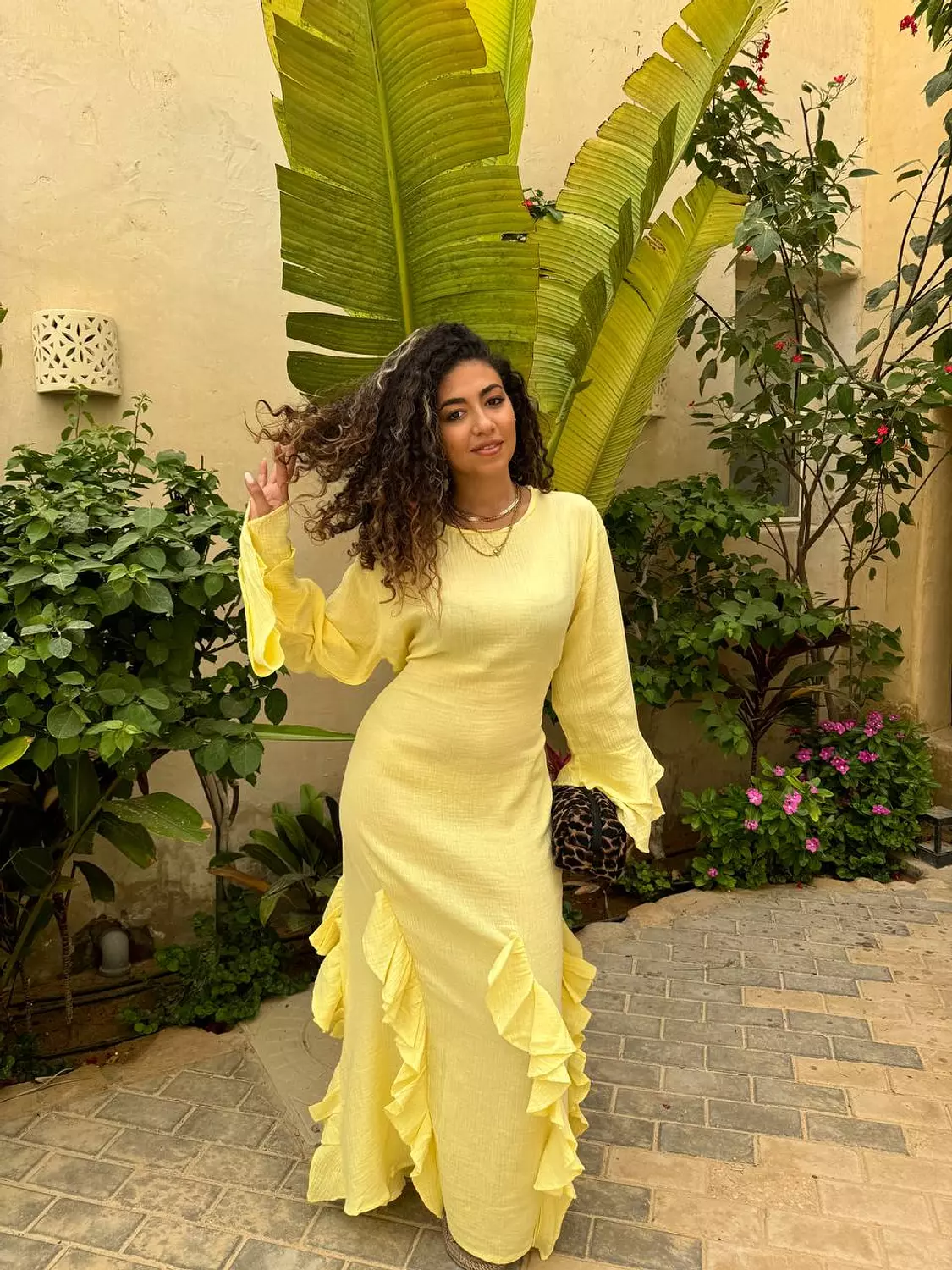 Ruffles Sleeves dress hover image