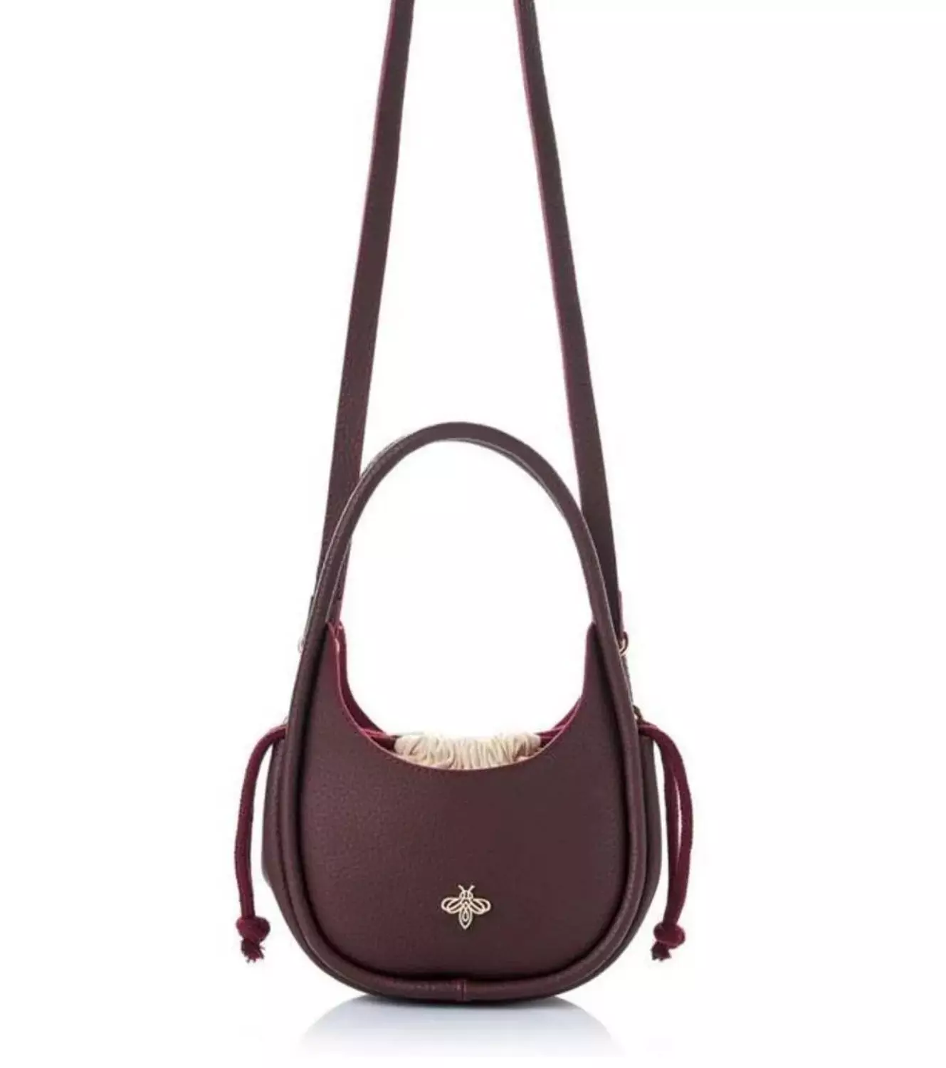 Small burgundy cross bag  image