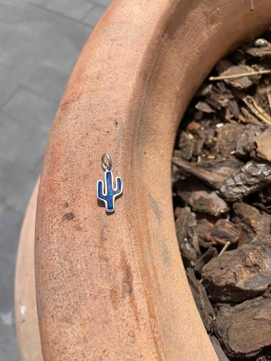 Blue Cactus Pendant image