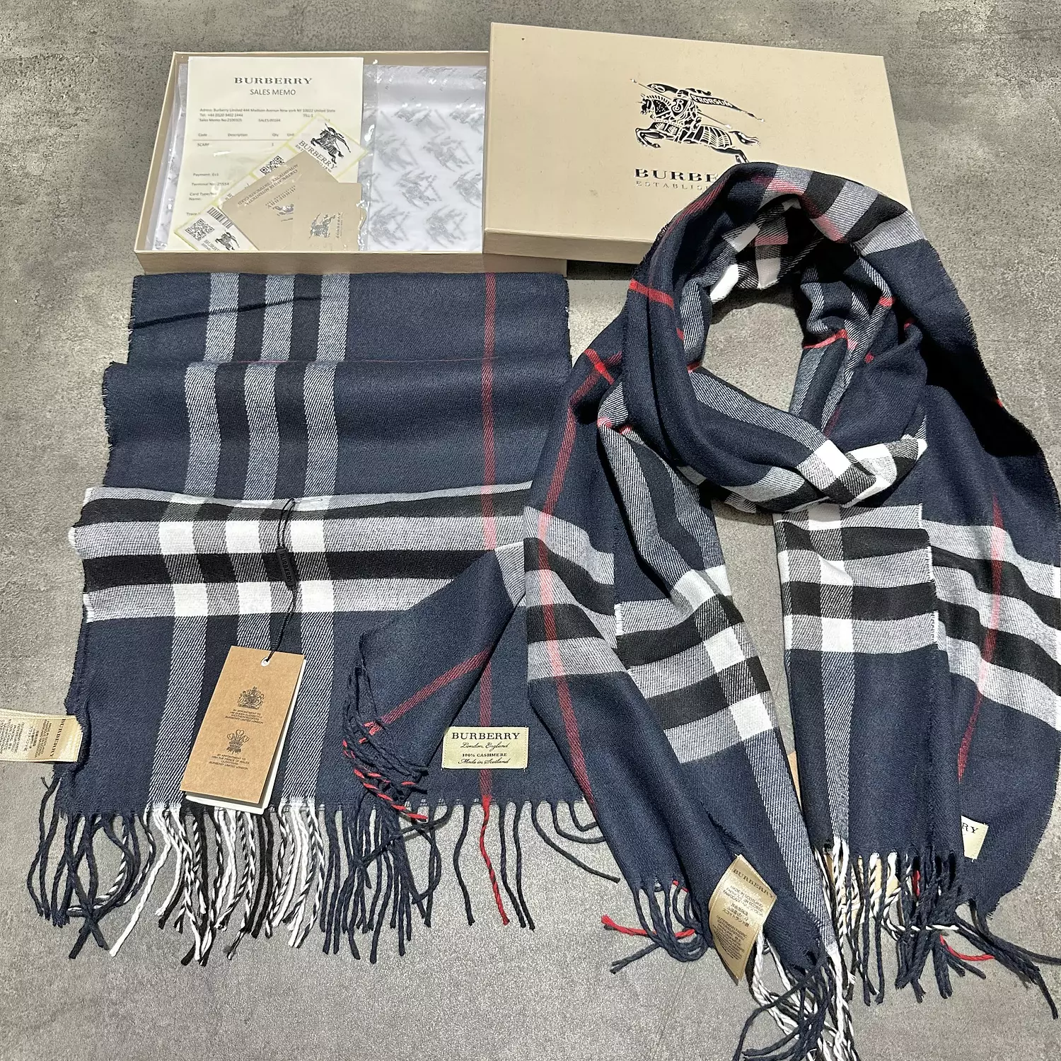 Burberry Blue Scarf s-23 image