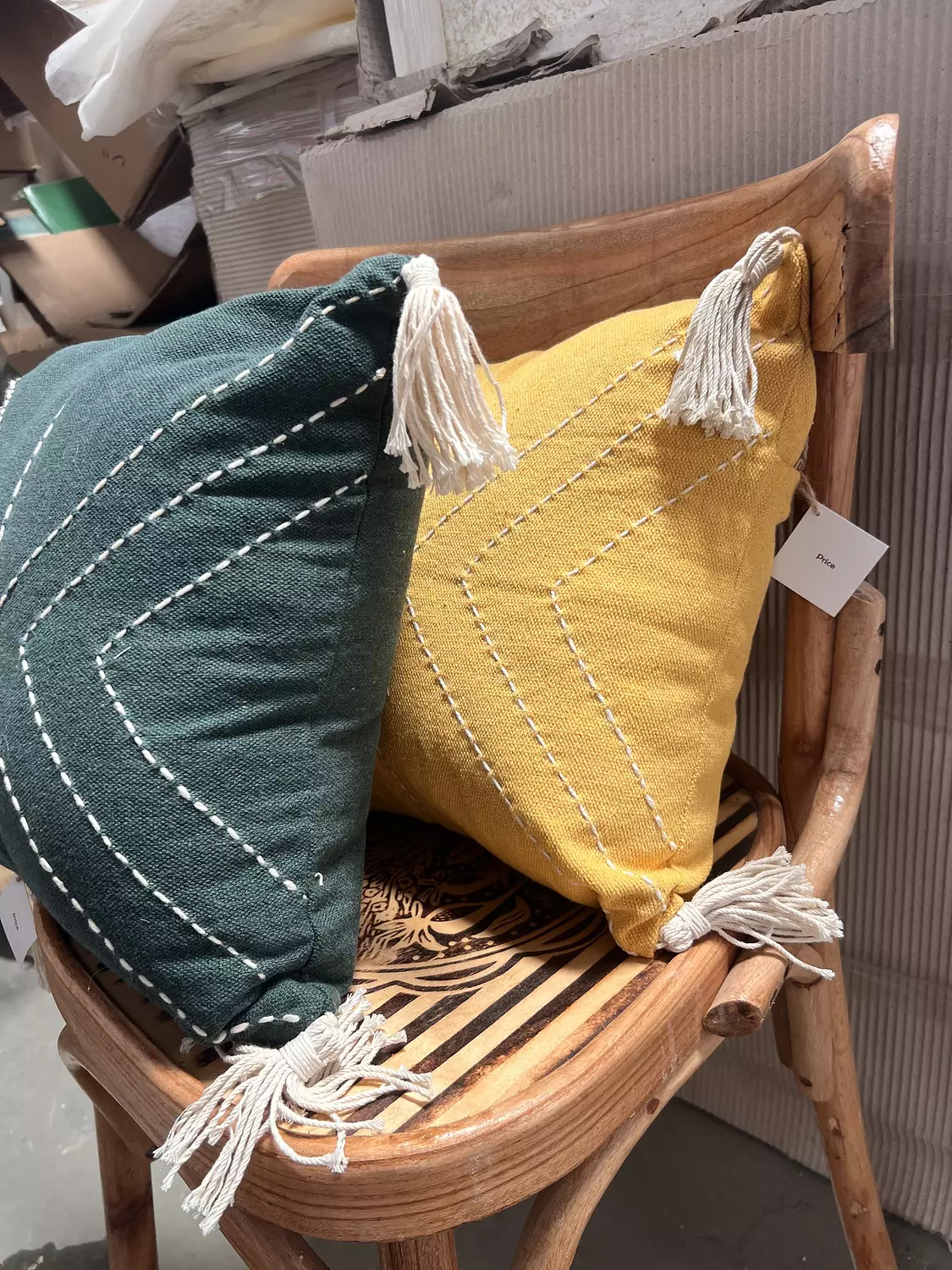 X embriodery cushion 2