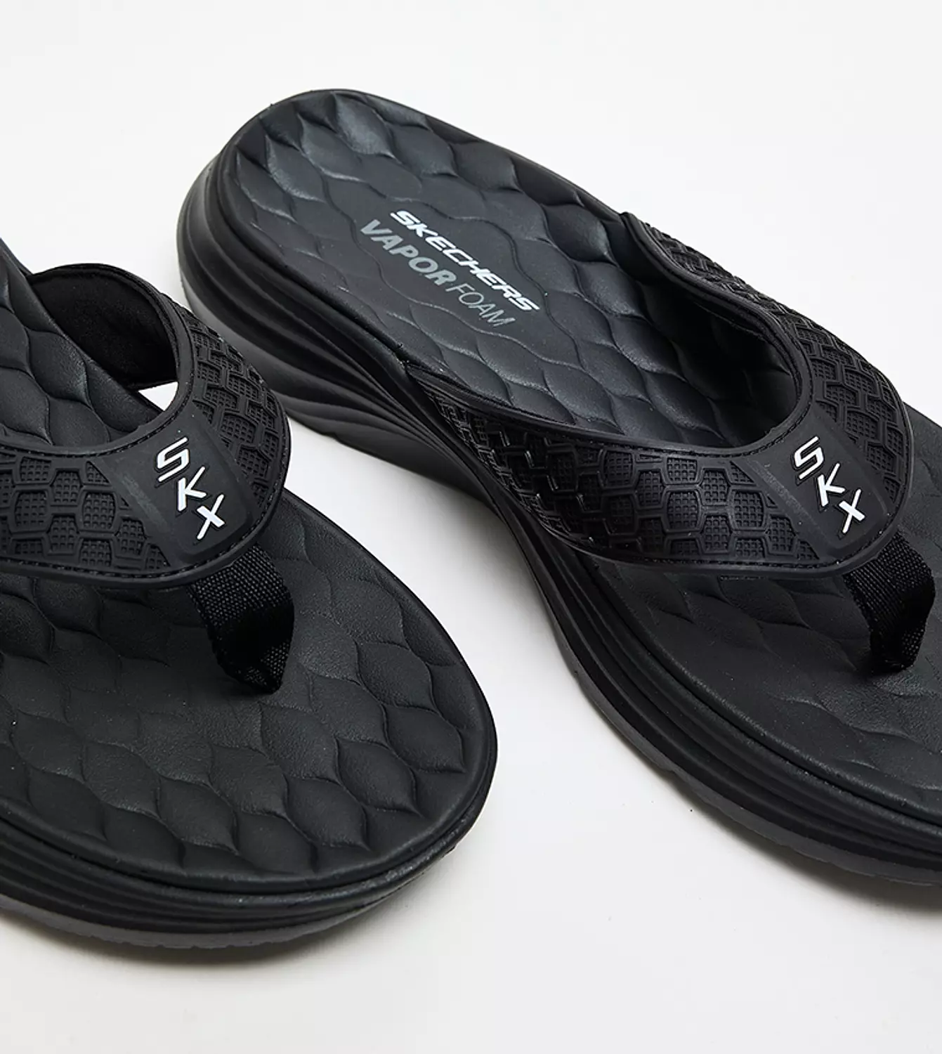 Skechers Men's Vapor Foam Sandal Full Black 4